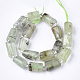 Chapelets de perles en préhnite naturelle X-G-S345-8x11-007-2