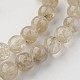 Chapelets de perles de pierre de pastèque en verre G-G913-10mm-04-3