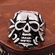 Fashionable 316L Surgical Stainless Steel Skull Rings Wide Band Rings for Men RJEW-BB10167-9-4