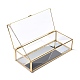 Rectangle Transparent Glass Jewellery Chest CON-I010-01G-3