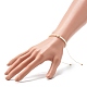 Bracelets de perles de nylon tressés réglables BJEW-JB06450-01-3