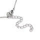 304 Stainless Steel Twist Bar Link Chain Necklace NJEW-K249-08P-3