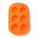 Stampi in silicone alimentare per decorazione torta di zucca a tema Halloween DIY-E067-03-2