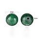 100pcs 8 mm cuentas redondas de cuentas de jade africano natural DIY-LS0002-46-3