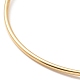 201 braccialetto estensibile avvolgente in filo di acciaio inossidabile per donna BJEW-P285-04G-2