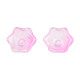 Transparent Two Tone Spray Painted Glass Beads GLAA-Q089-002B-007-3