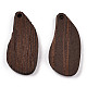 Colgantes de madera de wengué natural WOOD-T023-87-2