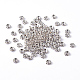 Abalorios de latón Diamante de imitación espaciador RB-A014-Z6mm-01S-NF-4