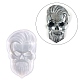 Moules en silicone de décoration d'affichage de crâne en colère DIY-L071-08B-1