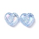 Placage uv perles acryliques irisées arc-en-ciel OACR-P016-02-2