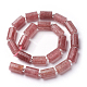 Chapelets de perles aux fraises en quartz naturel G-J385-E04-10x16mm-2