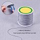 JEWELEADER 6 Colors About 600 Yard Rattail Nylon Cord 0.8mm Chinese Knotting Cord Braided Macrame Thread Beading String for DIY Jewellery Making Kumihimo Bracelets - Light Colors NWIR-PH0001-12-4