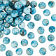 OLYCARFT 48~50pcs Natural Apatite Beads 8mm Ocean Blue Apatite Beads Gemstone Beads Energy Stone Round Loose Beads for Bracelet Necklace Jewelry Making G-OC0002-60B-1