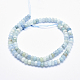 Chapelets de perles en aigue-marine naturelle G-K256-58A-3