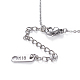 304 Stainless Steel Pendant Necklaces NJEW-O118-01-5
