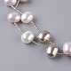 Shell Pearl Necklaces NJEW-P232-D-5