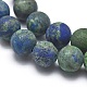 Chapelets de perles en chrysocolle et lapis lazuli naturelles G-I254-02A-3