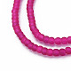 Chapelets de perles en verre transparent GLAA-S031-4mm-39-3