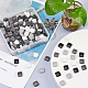 PandaHall 190 pcs 12mm(0.47 Inch) Square Glass Mirror Tiles Mini Glass Decorative Mosaic Tiles for Home Decoration Crafts Jewelry Making GLAA-PH0007-92-6