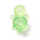 蓄光半透明樹脂海の動物カボション  小さなカメ  薄緑  23x13x8.5mm RESI-D055-01E-2