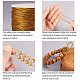 Pandahall elite 1 rotolo 100 m / rotolo 1 mm elastico tondo cordino elastico per braccialetti fai da te creazione gioielli EC-PH0001-11-5