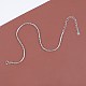 925 Sterling Silver Chain Anklets AJEW-BB60894-A-3