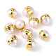 Perle coltivate d'acqua dolce perla naturale PEAR-F006-56G-2
