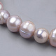Pulseras elásticas de concha de perla X-PEAR-S012-58C-2