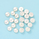 Perles de coquille semi-percée X-BSHE-G011-01-12mm-3