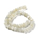 Natürlichen weißen Mondstein Perlen Stränge G-D091-A11-3