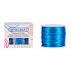 BENECREAT 18 Gauge(1mm) Aluminum Wire 492 FT(150m) Anodized Jewelry Craft Making Beading Floral Colored Aluminum Craft Wire - DeepSkyBlue AW-BC0001-1mm-07-3