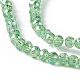 Chapelets de perles en verre électroplaqué EGLA-R048-2mm-10-4