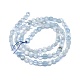 Natürliche Aquamarin Perlen Stränge G-E530-07O-2