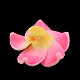 Plumeria hecha a mano de arcilla polimérica flor 3D abalorios CLAY-Q192-15mm-10-2