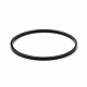 合金シンプルな細い指輪セット  女性のための積み重ね可能な指輪  電気泳動黒  内径：17~19mm  6個/セット RJEW-D116-02EB-3