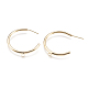 Brass Stud Earring Findings X-KK-S345-031-1