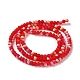 Imitation Jade Glass Beads Strands EGLA-A034-T2mm-MB01-3