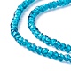 Transparent Glass Beads Strands GLAA-C019-01A-20-3