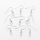 Grade A Silver Color Plated Iron Earring Hooks EC135-S-NF-1