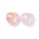 Piedra de amor de corazón de aventurina rosa natural G-K290-12-2