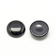 Synthetic Black Stone Cabochons X-G-R416-10mm-46-1-2