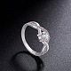 Shegrace 925 anillo de dedo de plata esterlina JR514A-3
