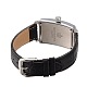 High Quality Women's Stainless Steel Leather Quartz Wrist Watches WACH-N032-11B-4