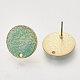 Accessoires de clous d'oreilles émaillés de fer IFIN-N003-04A-2