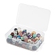 80 pieza de 8 cuentas de piedras preciosas naturales y sintéticas. G-LS0002-22-7