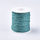 木綿糸ワックスコード  ティール  1mm  約10.93ヤード（10m）/ロール YC-R003-1.0mm-10m-275-1