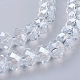 Chapelets de perles en verre GR16MMY-01L-3
