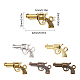 Sunnyclue 60 pz 5 colori pistola pistola revolver arma fucile pendenti di fascini forniture artigianali arco freccia charms pendente per il braccialetto fai da te gioielli trovare fare accessorio FIND-SC0001-99-2