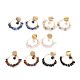 Brass Dangle Stud Earrings EJEW-JE04163-1