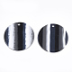 樹脂チャーム  フラットラウンド  縞模様  ミックスカラー  30x1.5~2mm  穴：2mm RESI-T022-07-3